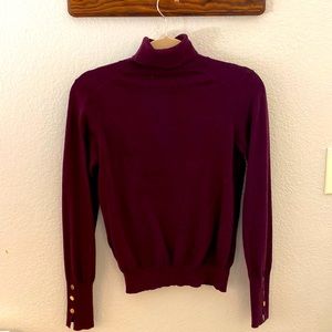 Love tree turtleneck crop sweater